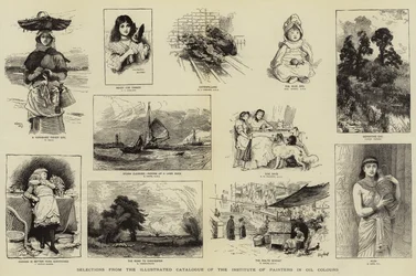 Výběr z Ilustrovaného katalogu Institutu malířů olejových barev